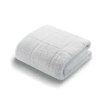 Electric Dual Controller Heated Blanket with 9 Heat Settings & Timer, Elastic Straps, Machine Washable, Luxurious Sherpa Fleece - 150x160cm - Imported from UK